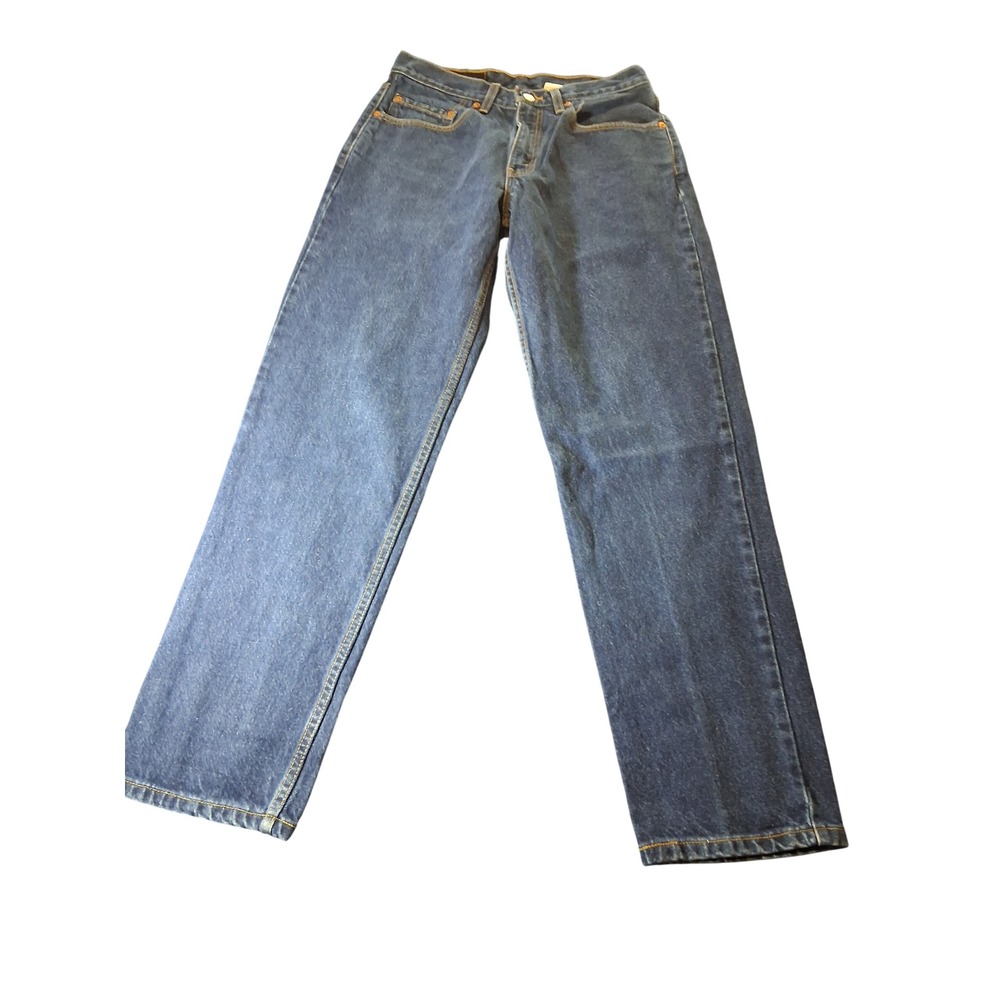 Vintage Levis 550 Relaxed Fit Mens 31x32 Dark Wash Made in USA Jeans 550-0216